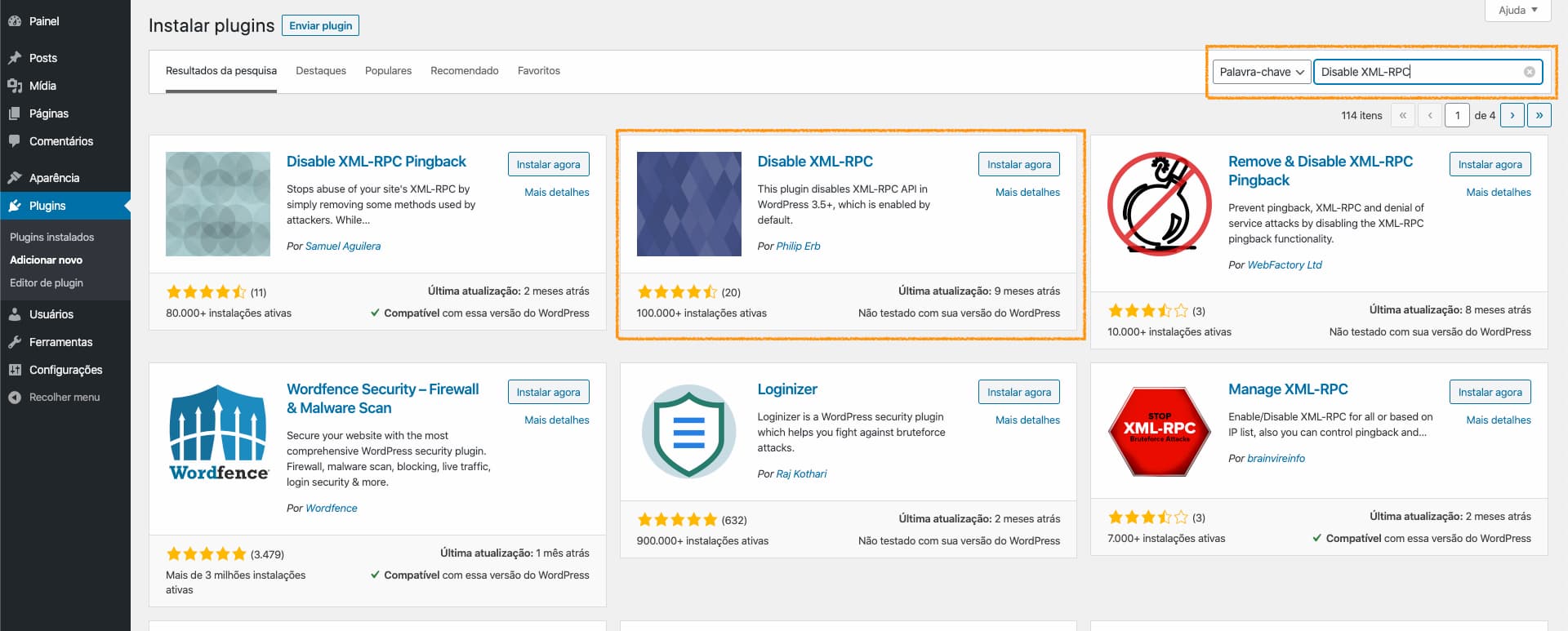 Como melhorar a segurança de um site Wordpress em 3 passos. 15